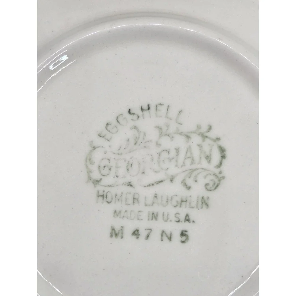 Homer Laughlin Eggshell Georgian Berry Bowls Floral M47N5 (12)